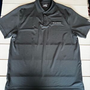 Morgan Stanley Branded Men's Gray Under Armour Polo Shirt